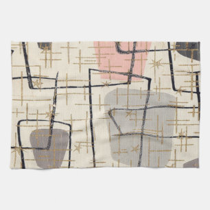 Mid Century Modern Abstract Kitchen Towel