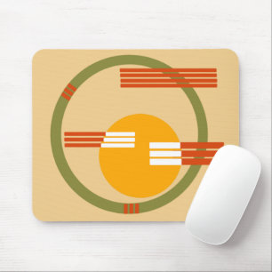 Mid-Century Modern Abstract  Mouse Pad