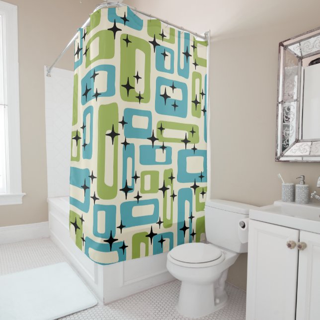 Mid Century Modern Abstract Pattern (In Situ)