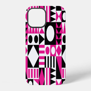 Mid-century modern abstract pattern. iPhone 12 case