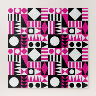 Mid-century modern abstract pattern. jigsaw puzzle