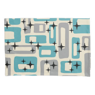 Mid Century Modern Abstract Pattern Pillowcase