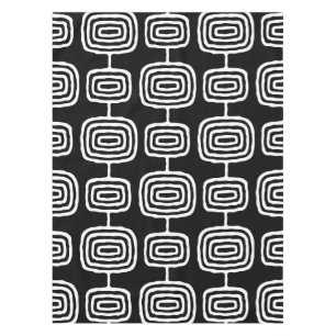 Mid Century Modern Abstract Pattern Tablecloth