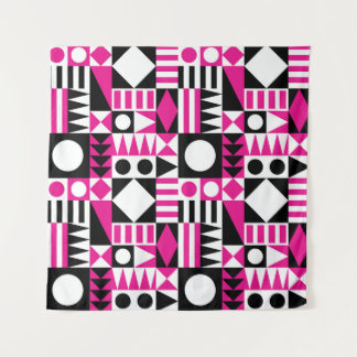 Mid-century modern abstract pattern. tapestry