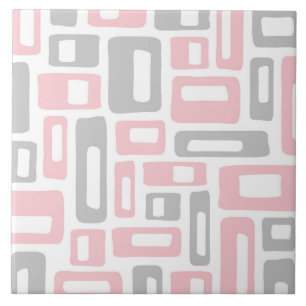 Mid Century Modern Abstract Pattern Tile