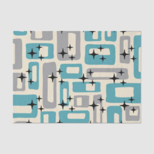 Mid Century Modern Abstract Pattern Tissue Paper