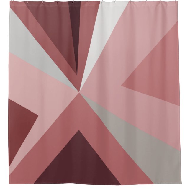 Mid Century Modern Abstract Pink (Front)