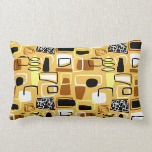Mid-Century Modern Abstract Shapes Pillow #31