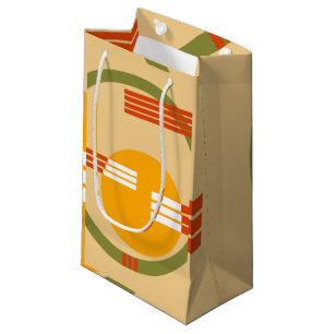 Mid-Century Modern Abstract  Small Gift Bag