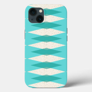 Mid Century Modern Argyle iPhone iPad Case