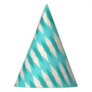 Mid Century Modern Argyle Party Hat