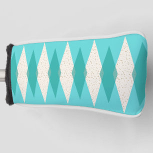 Mid Century Modern Argyle Putter Cover