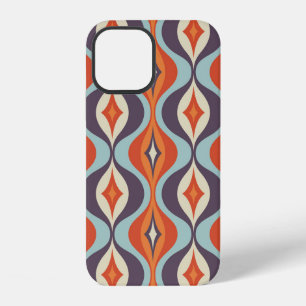 Mid-century modern art background. Abstract geomet iPhone 12 Case