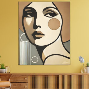 Mid Century Modern Art The Glance Mid Century Mode Canvas Print