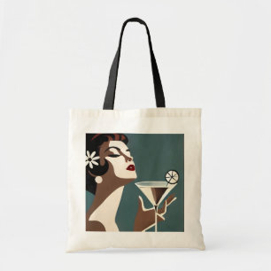 Mid Century Modern Art The Martini DIva Tote Bag