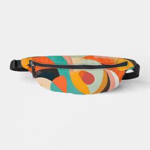 Mid Century Modern Art, Various Colours, Geometric Fanny Pack