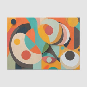 Mid Century Modern Art, Various Colours Tissue Paper