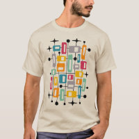 Mid Century Modern Atomic Abstract