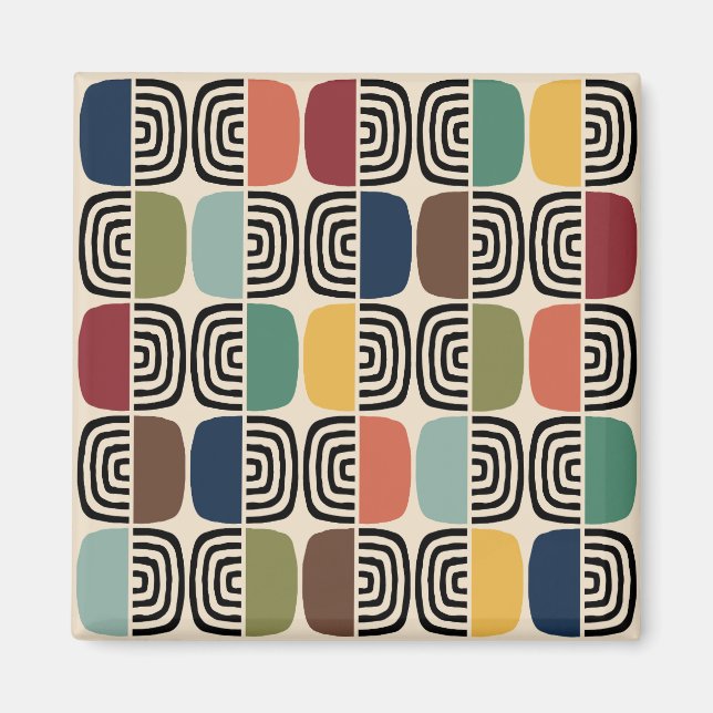 Mid Century Modern Atomic Age Magnet (Front)