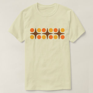 Mid Century Modern Atomic Age Pattern T-Shirt