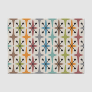 Mid Century Modern Atomic Age Pattern Tissue Paper