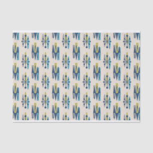 Mid Century Modern Atomic Age Pattern Tissue Paper