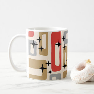 Mid Century Modern Atomic Christmas Coffee Mug