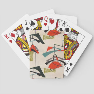 Mid Century Modern Atomic Mobile Playing Cards