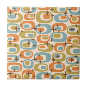 Mid Century Modern Atomic Pattern Tile