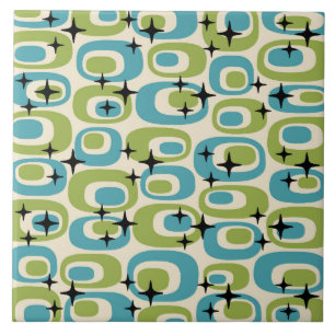 Mid Century Modern Atomic Pattern Tile