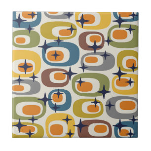 Mid Century Modern Atomic Pattern Tile