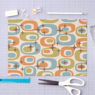 Mid Century Modern Atomic Pattern Tissue Paper