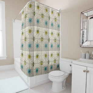 Mid Century Modern Atomic Starburst Pattern