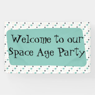 Mid Century Modern Atomic Stars   Banner