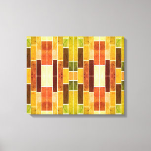 Mid Century Modern Autumn Craftsman Canvas Print