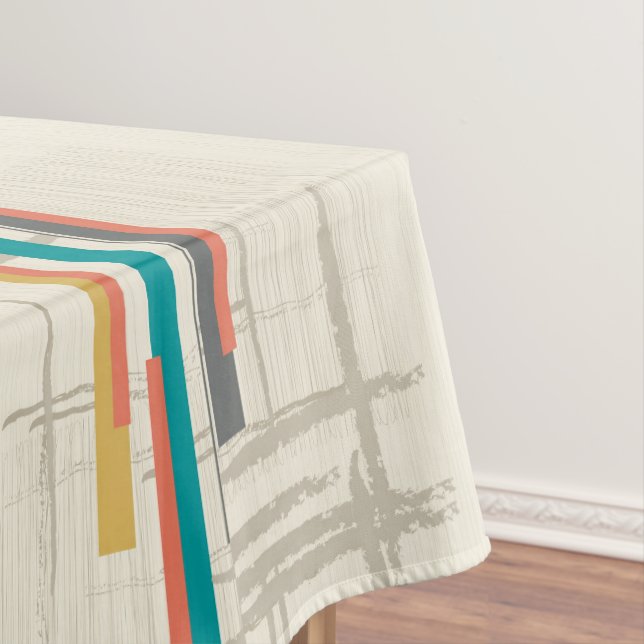Mid Century Modern Bar Tablecloth (In Situ)