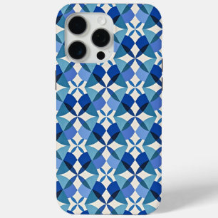Mid-Century Modern Blue iPhone 15 Pro Max Case