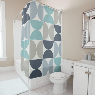 Mid-Century Modern blue green and grey   