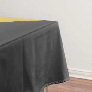 Mid-Century Modern Blue yellow Gunmetal     Tablecloth