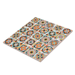 Mid-Century Modern Boho Mosaic Tile
