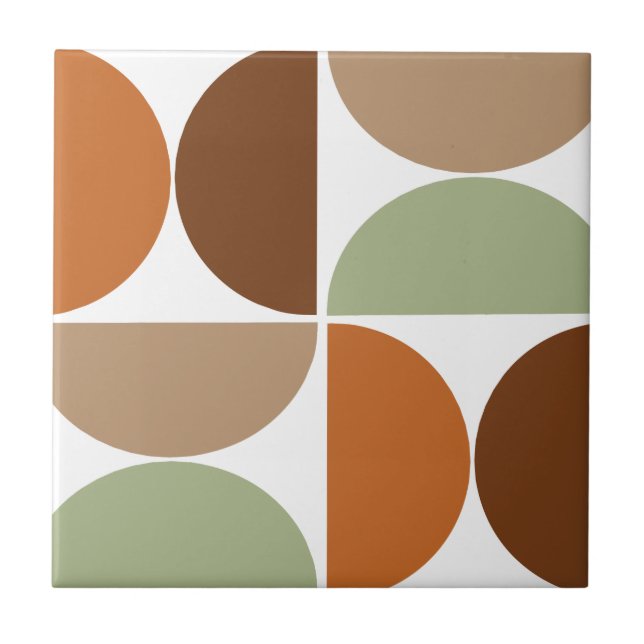 Mid-Century Modern Boho  Tile (Front)