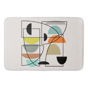 Mid Century Modern 'Bowls' Bath Mat