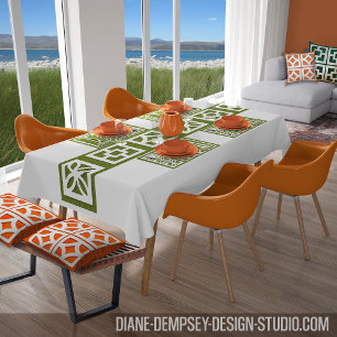 Mid Century Modern Breeze Block Table Runner