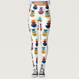 Mid-Century Modern Bright Minimalism Leggings