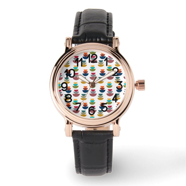 Mid-Century Modern Bright Minimalism  Watch (Front)