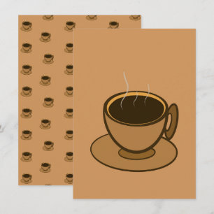 Mid Century Modern Brown Cozy Coffee Cup