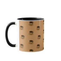 Mid Century Modern Brown Cozy Coffee Cup