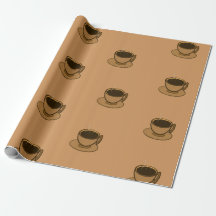 Mid Century Modern Brown Cozy Coffee Cup