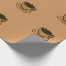 Mid Century Modern Brown Cozy Coffee Cup