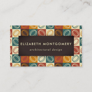 Mid Century Modern Business Card